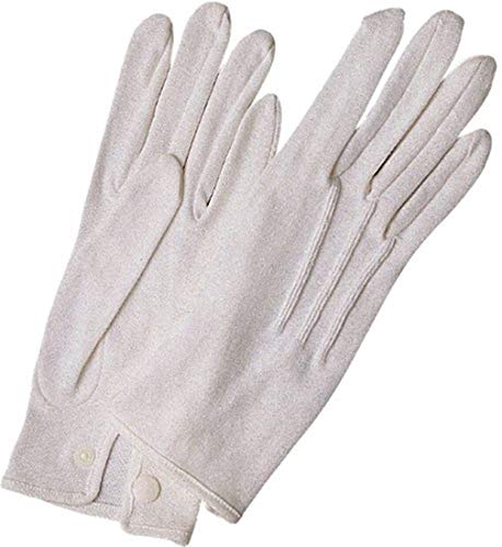 White Stitched Cotton Gloves-Pair (X-Large)
