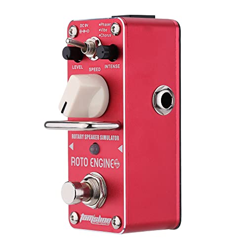 Roto Engine Rotary Speaker Simulator Mini Single Electric Guitar Effect Pedal with True Bypass,Rotary Speaker Simulator