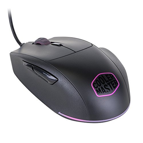 Cooler Master SGM-2007-KLON1 MasterMouse MM520 Claw Grip Gaming Mouse, 7 Buttons, RGB LED 3 Zone Light, On-The-Fly DPI 12000, Lag-Free