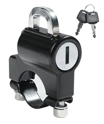 ESEWALAS Motorcycle Helmet Lock Anti-Theft,Universal Helmet Lock Anti Theft Helmet Lock Cable,Tamper-Proof Helmet Security Lock with 2 Keys,Metal Helmet Locks for Motorcycles Scooter Street Bike