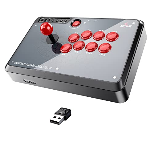 PS5 Fighting Stick PS5 Fightstick MAYFLASH F500 Arcade FightStick joystick and MAGICBOOTS Bundle for PS5 PS4 Compatible PS5, Xbox Series S/X, PS4,PS3, Xbox One, Xbox 360, PC, Switch