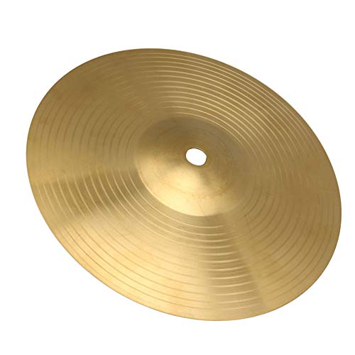 Lovermusic Golden Diameter 8 Inch Drum Cymbal Brass Alloy Crash Percussion Accessoriesfor Drum Kit
