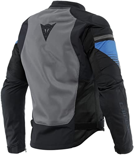 Dainese Air Fast Mens Textile Motorcycle Jacket Black/Gray/Blue 56 EUR