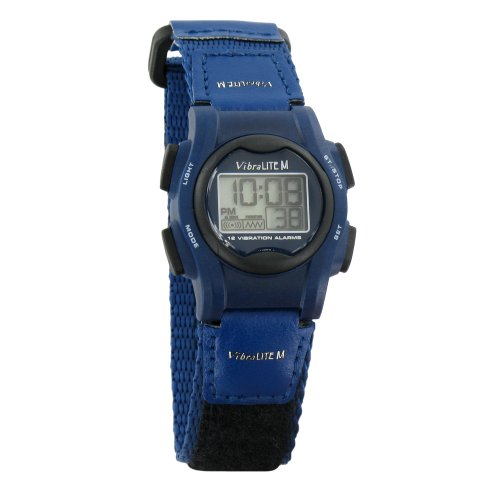 VibraLITE Mini 12-Alarm Vibrating Watch - Navy Blue