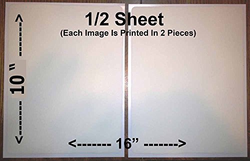 Create Your Own Custom Edible Cake Topper Photo Cake Frosting Icing Topper Sheet Personalized Custom Customized Birthday Party - 1/2 Sheet