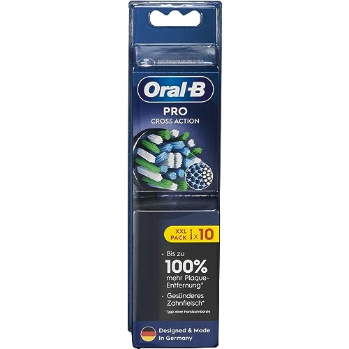 Oral-B Cross Action Electric toothbrush heads 10 pcs. Black