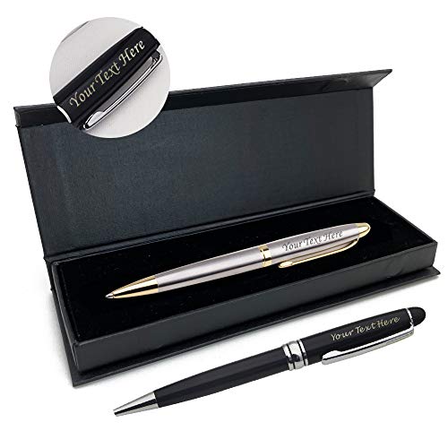 Personalized Pens Custom Pens Personalized Pens with Name Free Engraving Personalized Pen Sets Engraved Pens Personalized Gift for Men Women Birthday Christmas Gradutaion Thank You Gift in Gift Box