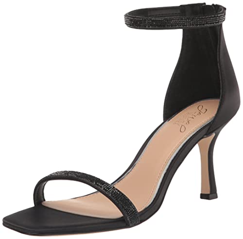 Jewel Badgley Mischka Genny Curvy Heel Sandal
