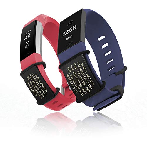 ROAD iD - Sidekick compatible with Fitbit + Garmin (Graphite, 13MM)