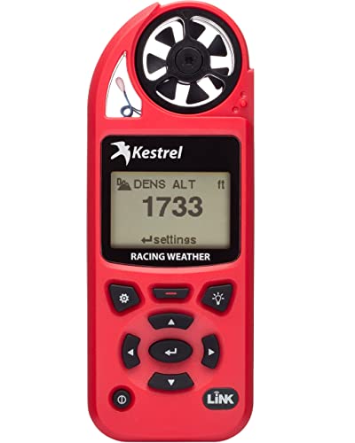 Kestrel 5100 Racing Weather Meter with Bluetooth Link Enabled, Red