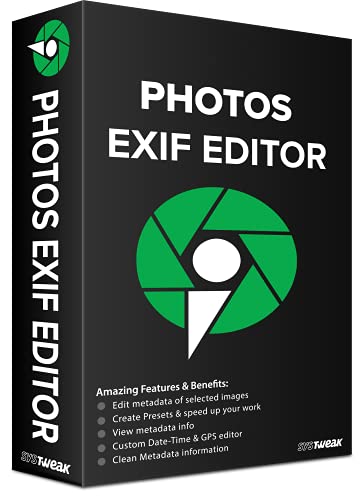 Photos Exif Editor 1 PC , 1 Year | Edit Photo Metadata | Reads & Writes EXIF, IPTC, XMP metadata | (License Key Via Email Delivery in 2 Hrs - No Backup CD)