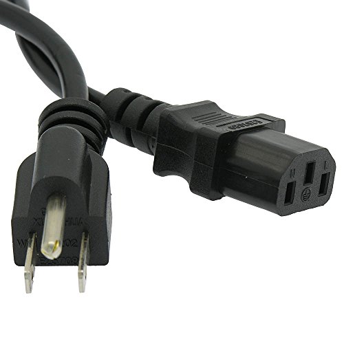 DIGITMON 12 FT 3 Prong AC Power Cord Cable Plug for Planar PL1700M-BK Monitor