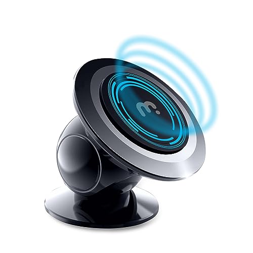 MyBat Pro for MagSafe Car Mount, 360° Rotation Strong Magnetic Phone Holders for Car Dashboard, Home & Office fit for iPhone 14 13 12 Pro Max Plus Mini & MagSafe Case - Black