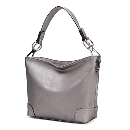 MKF Collection Hobo Purses for Women,Vegan Leather Handbag Slouchy Womens Shoulder bag – Fashion Top Handle Pocketbook