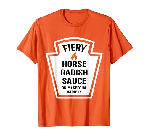 Fiery Horse Radish Sauce Group Condiment Family Matching T-Shirt