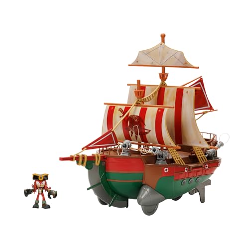 Sonic Prime 2.5' Action Figure Playset Pirate Ship
