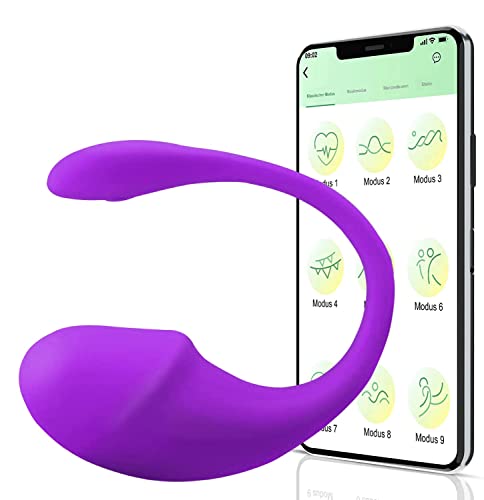 Silicone Rechargeable Pelvic Floor Muscle Exerciser for Women Bladder Control Trainer Waterproof with APP Remote Control (Purple 11)