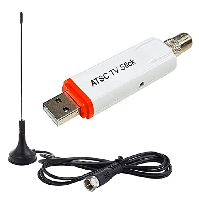 USB Digital TV Tuner DVR Adapter for Over-The-Air + Clear QAM Channels