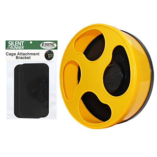 Silent Runner 9' - Wheel + Cage Attachment (NO Stand) - for Hamsters, Gerbils, Mice