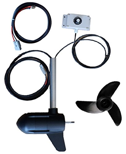 Caroute SO300-24V 160LB Electric Boat Trolling Motor with Speed Controller Large Thrust Saltwater 160 Pound for DIY