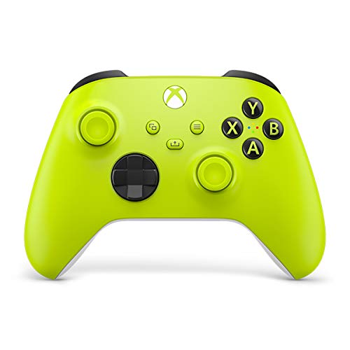 Xbox Wireless Controller Electric Volt - Wireless & Bluetooth Connectivity - New Hybrid D-Pad - New Share Button - Featuring Textured Grip - Easily Pair & Switch Between Devices