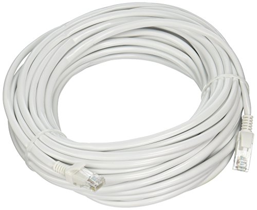 C&E MUTP5E-50PKB Ethernet Cable 50 Feet for Internet, Routers and Xbox 360, White