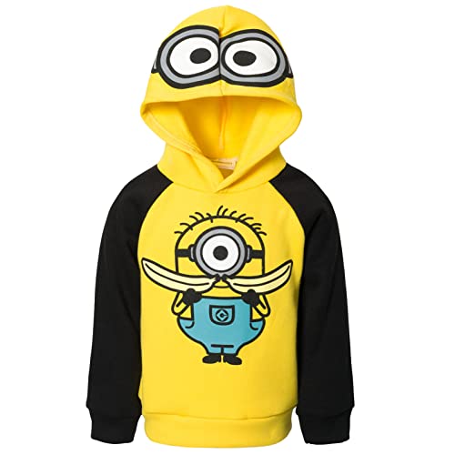Despicable Me Minions Little Boys Fleece Pullover Hoodie Yellow 6