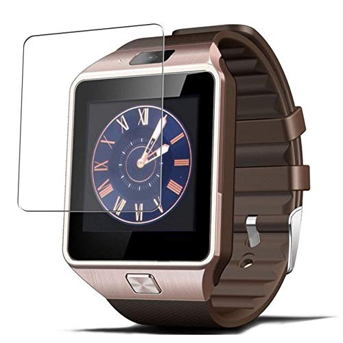 Puccy 3 Pack Screen Protector Film, compatible with WJPILISCNPGDSingeNewbudPadgene DZ09 1.54inch SmartWatch TPU Guard （ Not Tempered Glass Protectors ）, Transparent