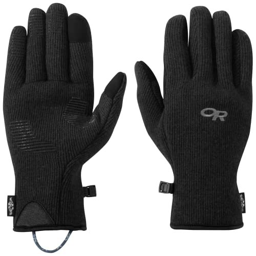 Outdoor Research Men's Flurry Sensor Gloves, Black, Medium