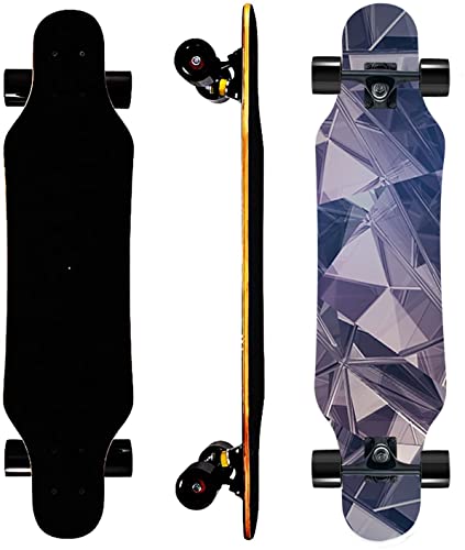 31IN Longboard Skateboards - Mini Long Boards for Adults, Teens and Kids. Cruiser Long Board (Mirror)