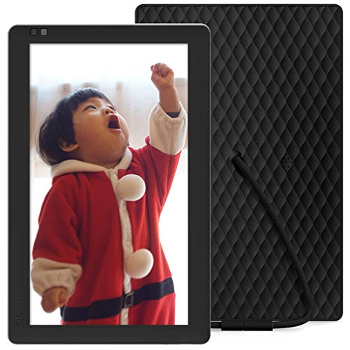 Nixplay Seed 10.1 Inch Widescreen WiFi Cloud Digital Photo Frame with IPS Display, iPhone & Android App, Free 10GB Online Storage, Alexa Integration and Hu-Motion Sensor (W10B)