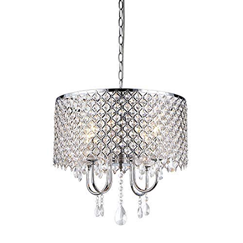Whse of Tiffany RL5633 Deluxe Crystal Chandelier, 9' x 17' x 17', Silver