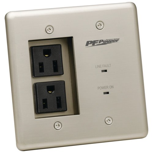 Panamax MIW-POWER-PRO-PFP Power Outlet Faceplate - Silver