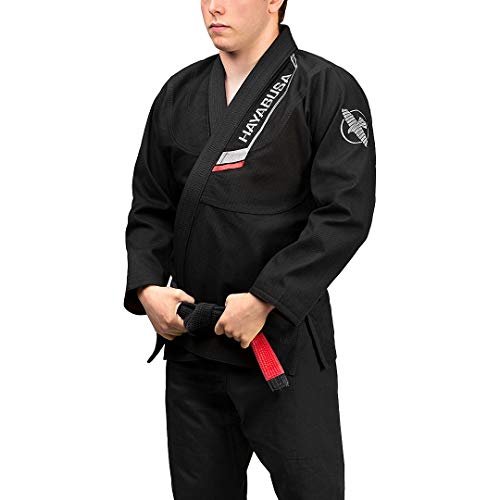 Hayabusa Ultra-Lightweight Pearlweave Jiu Jitsu Gi - Black, A3