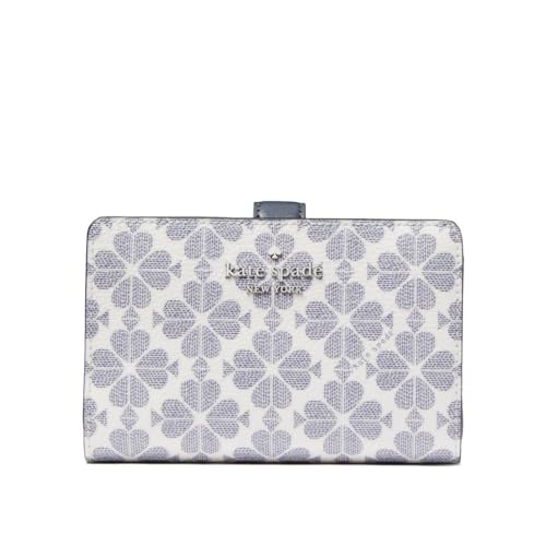 Kate Spade Wallet for Women Madison Medium Compact Bifold Wallet, Navy multi, Casual