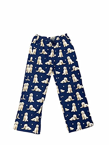 Goldendoodle Unisex Lightweight Cotton Blend Pajama Bottoms – Super Soft and Comfortable – Perfect for Goldendoodle Gifts (Medium)