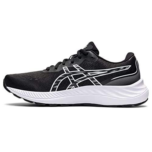 ASICS Women's Gel-Excite 9 Running Shoes, Black/White, 8