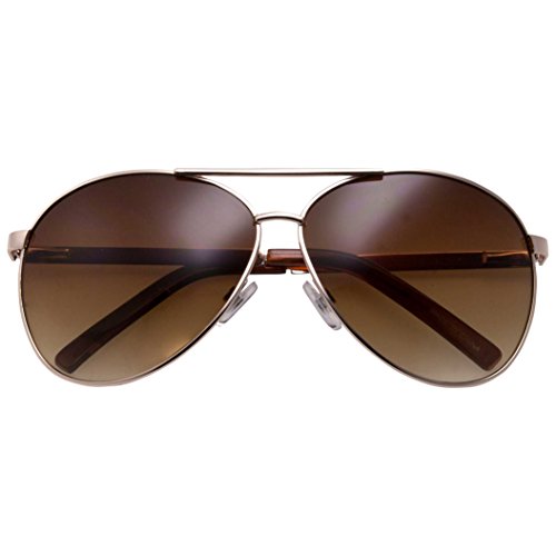 grinderPUNCH - Big XL Wide Frame Extra Large Aviator Sunglasses Oversized 148mm Gold