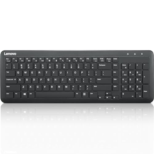 Lenovo 300 Wireless Keyboard, Black