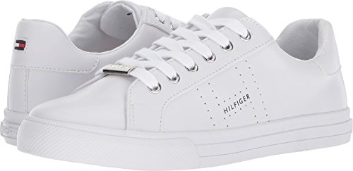Tommy Hilfiger Women's LUSTERN Sneaker, White, 7