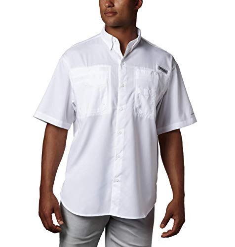 Columbia Men's Tamiami II Short Sleeve Shirt,White,Large