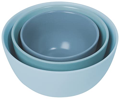 Now Desgns Nesting Prep Bowls, Set of 3, Matte Robin's Egg