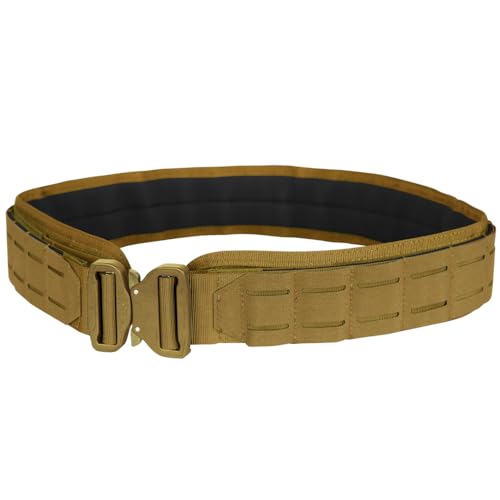 Condor LCS Cobra Gun Belt (Coyote Brown, Small/Medium: 34.5'-38.5' Long, Waist 30'-32')