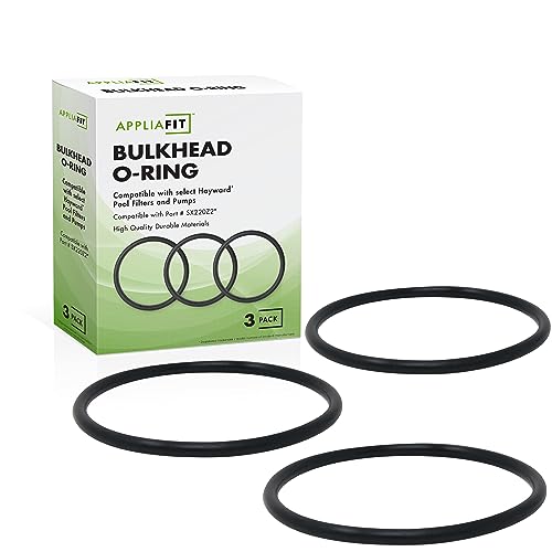 AppliaFit Bulkhead O-Ring Compatible with Hayward SX220Z2 Pool Filters and Pumps 3-Pack