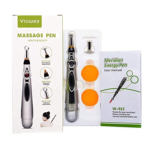 Electronic Acupuncture Pen, 3-in-1 Meridian Energy Pen for Pain Relief, Pain Relief Therapy, Electric Meridians Acupuncture Machine