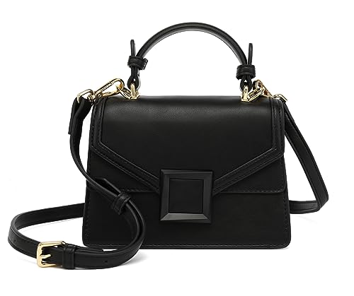 Scarleton Top Handle Purses for Women, Satchel Shoulder Bag Purse, Crossbody Bags for Women, Handbags for Women Mini, H208601 - Black
