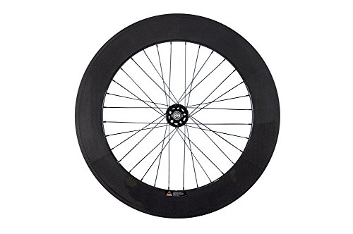 Queen Bike Fixed Gear Wheel Carbon Fixed Wheelset Clincher 700c 88mm Rear
