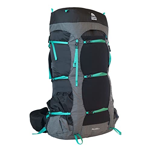 Granite Gear Blaze 60L Backpack - Women's Black/Black Gingham/Teal Regular