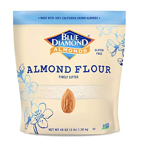 Blue Diamond Almonds Almond Flour, Gluten Free, Blanched, Finely Sifted, 48 oz