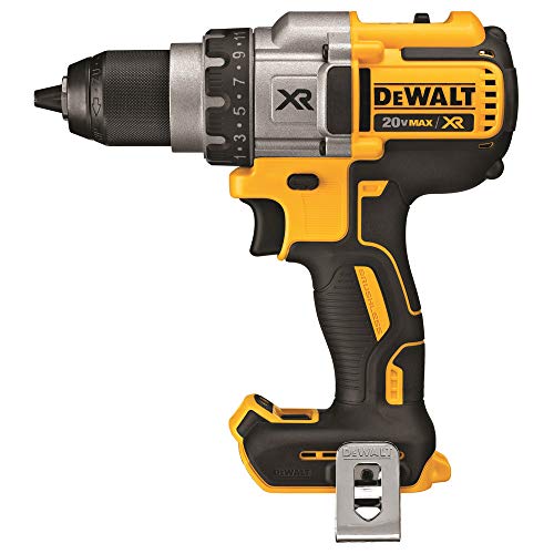 DEWALT 20V MAX XR Brushless Drill/Driver with 3 Speeds - Bare Tool (DCD991B), Yellow